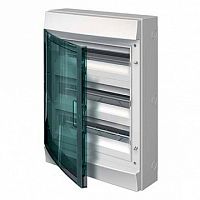 Распределительный шкаф Mistral65, 54 мод., IP65, навесной, термопласт, прозрачная дверь |  код. 1SL1218A00 |  ABB